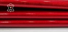 PATENT PEARLISED RED SHINY Italian Goatskin Leather hides 5+sqf 1.0mm #C7420