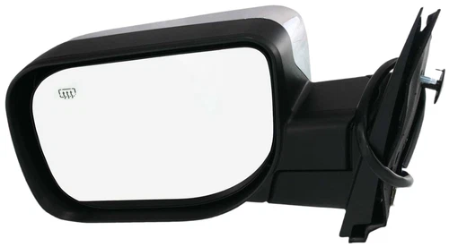 Fits 04-05 NS TITAN SE POWER MIRROR CHROME W/HEAT-SINGLE ARM-MANUAL FOLDING W/ L