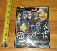 2008 WWF WWE Jakks Elijah Burke Build N Brawl Wrestling Figure Series 5 Dinero 