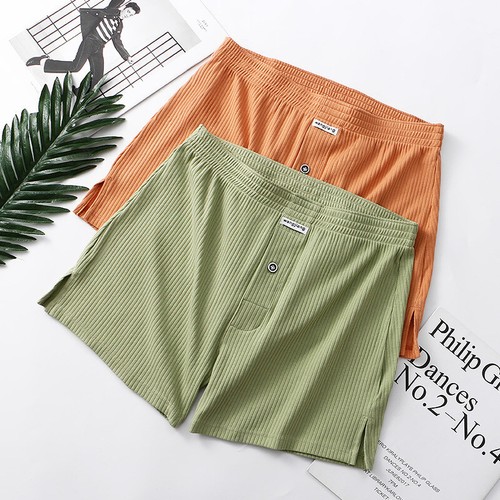 Men's Stretch Cotton Boxers Comfortable And Loose Plus Size Sleeping Underwear - Picture 28 of 31