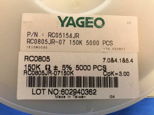 Резистор rc0805jr 07100rl