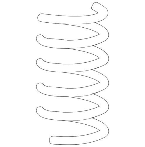 Resorte de suspensión lado pasajero para Ford Expedition 2003-2006 (N/P 2L1Z-5560-BA)