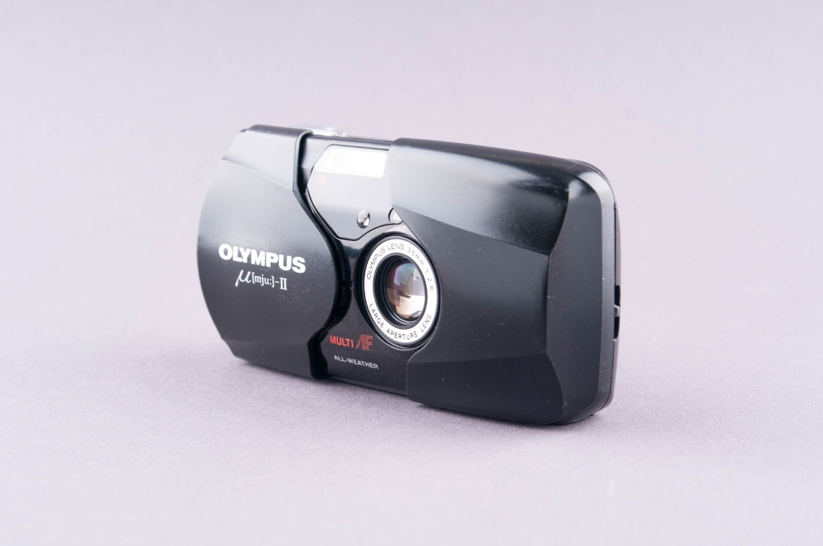 OLYMPUS μ BLACK 初代 OLYMPUS mju Olympus Mju II - Black – Retro Camera Shop