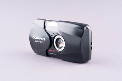 Olympus Mju II Stylus Epic DLX 35mm Black Point & Shoot Film
