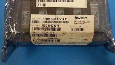 (100PC) AFBR-57J5APZ-AX1 MM 3G BTS SFP IND-TEMP ROHS AXIS Fiber OpticTransceiver