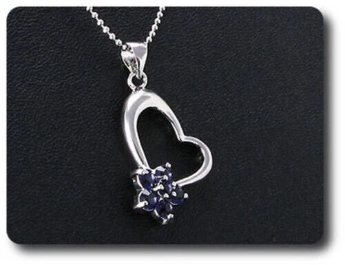 Ciondolo Ametista 6x3 MM Placcato Oro Bianco 18 K - Immagine 3 di 4