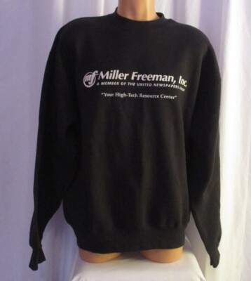 F.O.T.L Miller Freeman Inc Mens Sweatshirt (XL)  A MEMBER OF THE NEWSPAPER GROUP