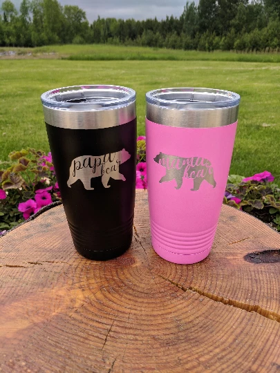 Prince Customs - Laser engraving tumblers. Yeti, RTIC, Ozark Trail