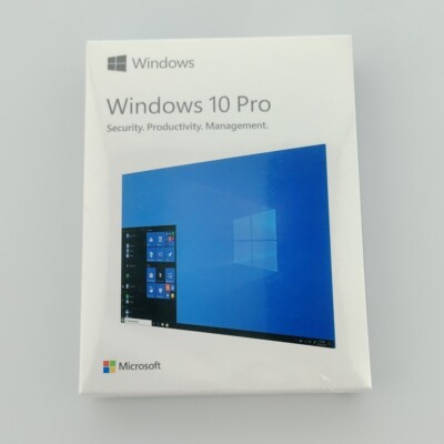 New Windows 10 Professional 32/64-Bit USB Flash Drive Retail Box New Sealed US