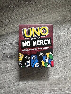 UNO Show Em NO MERCY Card Game SEALED! BRAND NEW! IN HAND! 194735220809