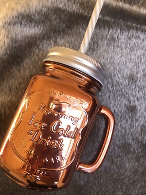 Rosegoldener Trinkbecher Ice Cold Drink Asos