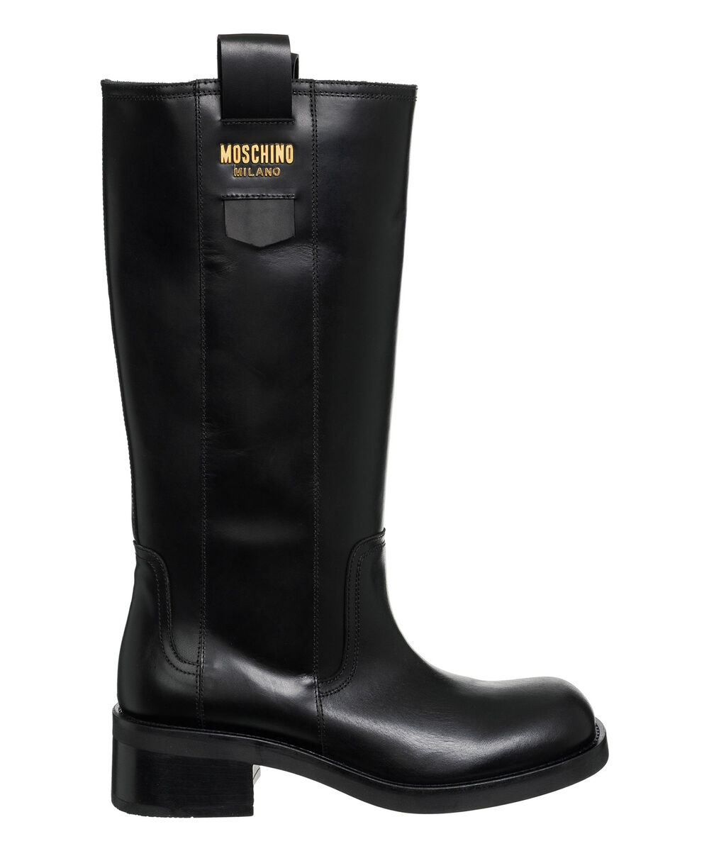 ショートブーツ・ブーティ Moschino MA26054G1N.MJ5 Ankle Boots Moschino heeled ankle boots women MA26045G1LMF0000 Black
