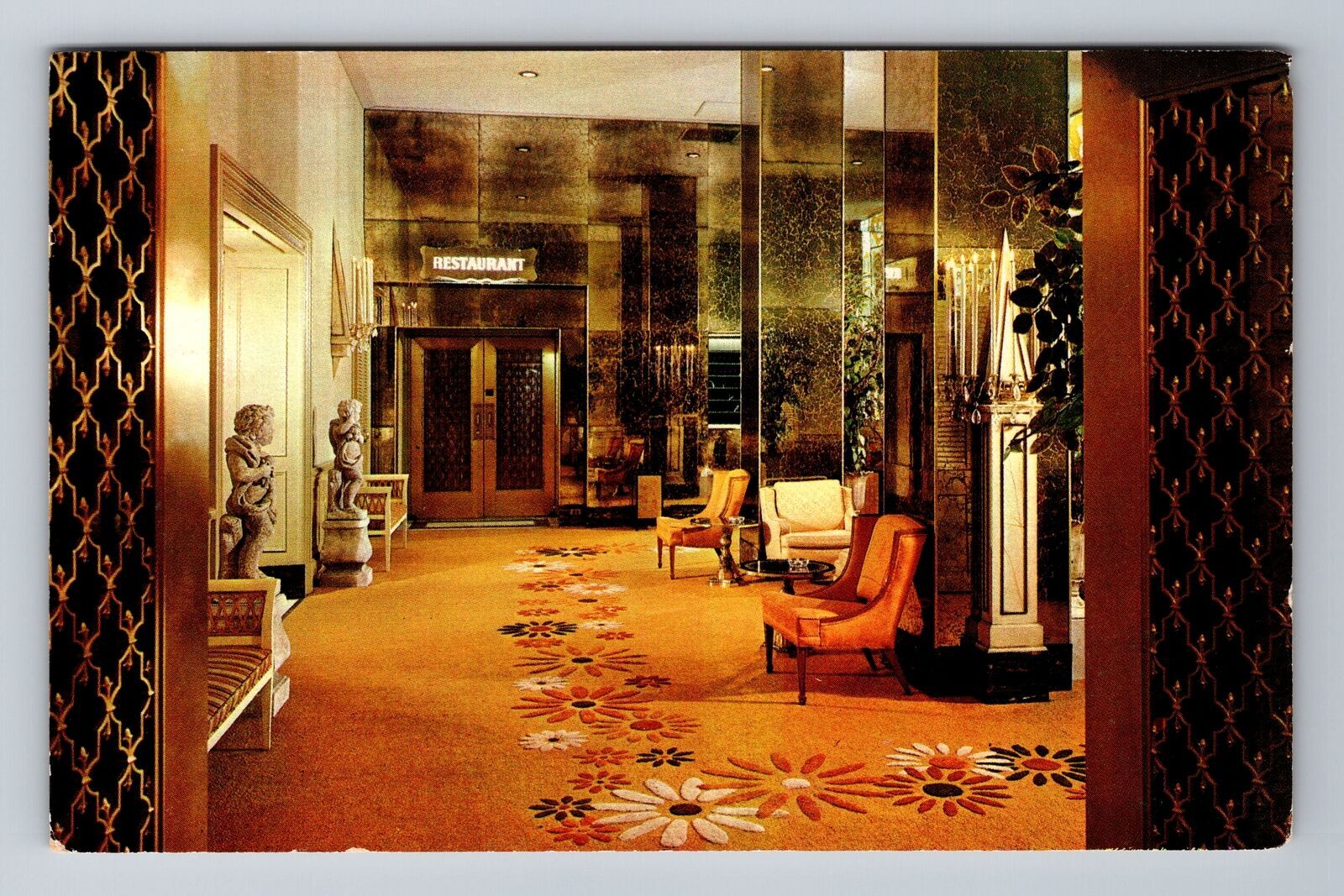 New York City NY, Hotel Beverly, Souvenir, Vintage Postcard