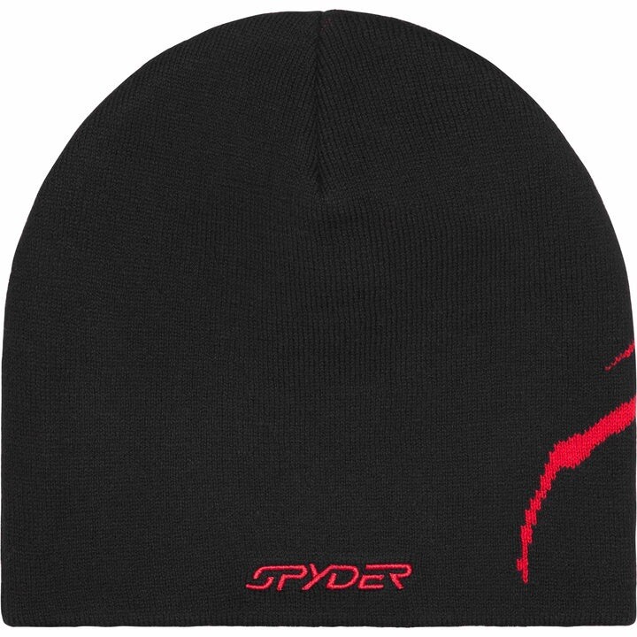 Supreme Spyder Beanie Black New In Hand | eBay