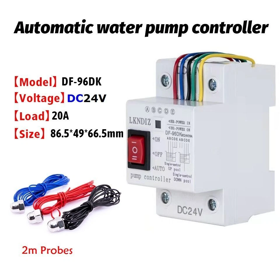 DC12V/24V 20A Automatic Water Level Controller Liquid Detection Pump Controller - Image 3 of 4