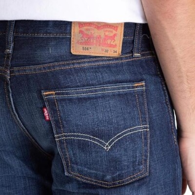 Levi's Men's 514 Straight Fit Jean Shoestring 28W x 32L 005140541 | eBay