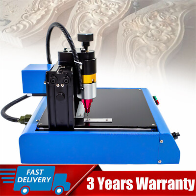 400W Electric Metal Marking Engraving Machine for Steel Plate Dog Tag Nameplate