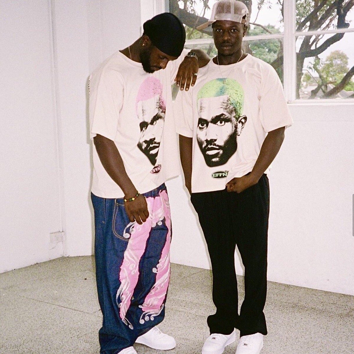 Effn Clothing x Frank Ocean Green Heat Reactive Band Tee T-Shirt