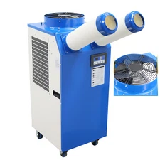 Industrial Spot Cooler Mobile Air Conditioner Cooling Machine Double Outlets