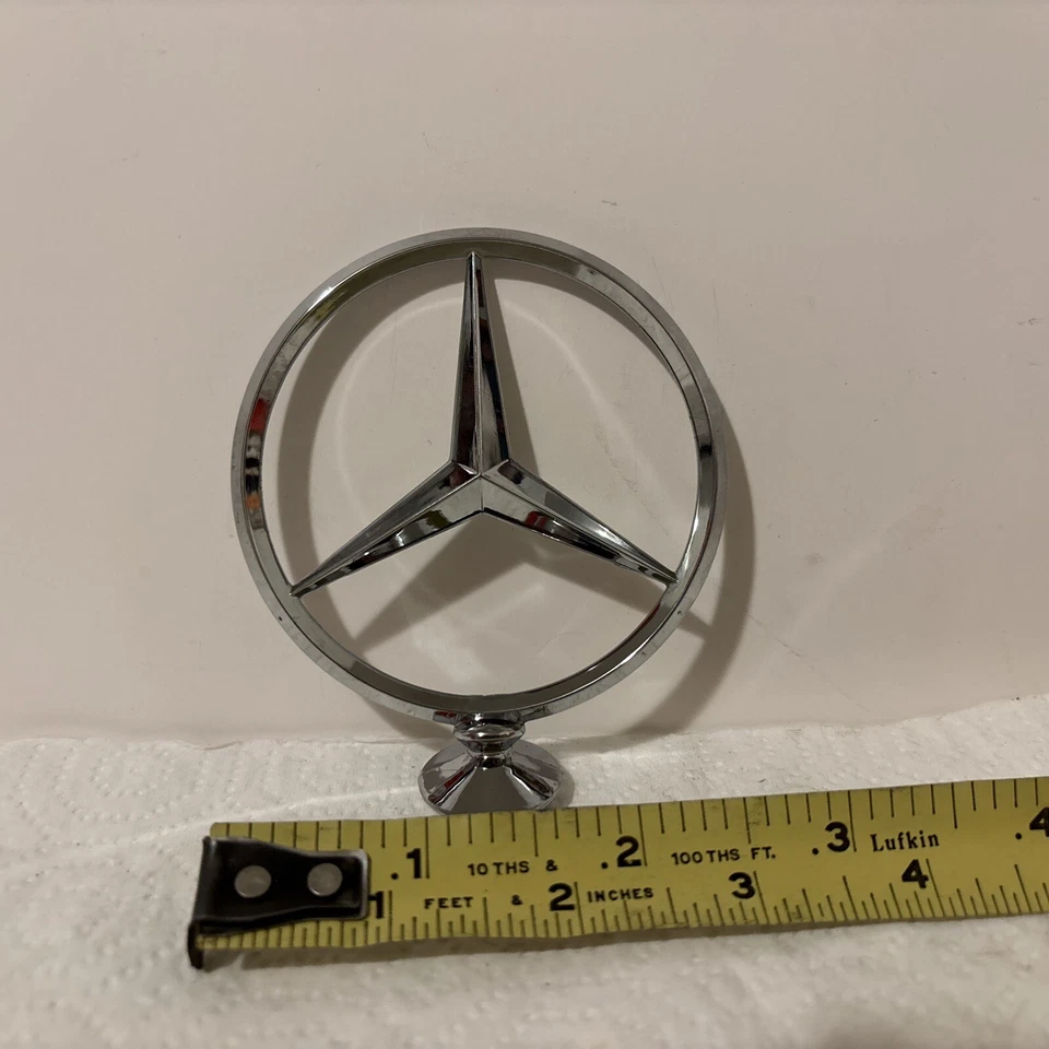 Estrella del capó -- Para Mercedes Benz 280S 280SE 300SD 450SE 450SEL -- #1165860188 Foto 2 de 4