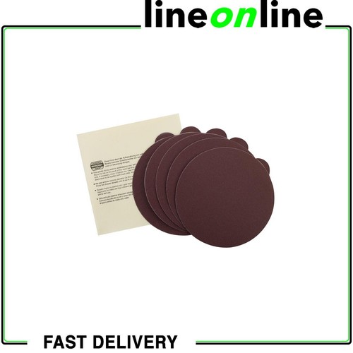 5 Disques De Ponçage Autocollants Pour TG 125/E, Grain 80 - PROXXON 28160