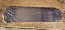 5-Pack Ceiling Fan Blades Mahogony Walnut Dark Brown Wood Grain Color