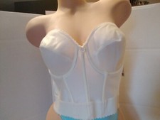 Bra NWT Dominique 6377 Strapless Longline Low Back Bra Size 38C Ivory