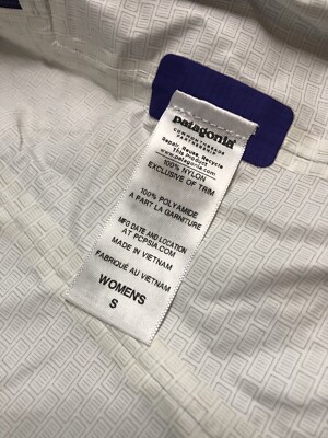 Patagonia Women's Torrentshell Full Zip Jacket H2No Size Small
