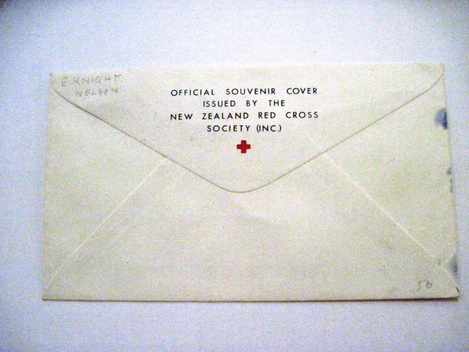 Sobre 1959 "Cubierta oficial de recuerdo emitida por la Cruz Roja de Nueva Zelanda" * Foto 2 de 2