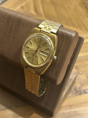 OMEGA Seamaster オメガ　自動巻き　ゴールド　166.0216 Omega Seamaster Ref.166.0216 Cal.1022 Day Date Vintage 1977