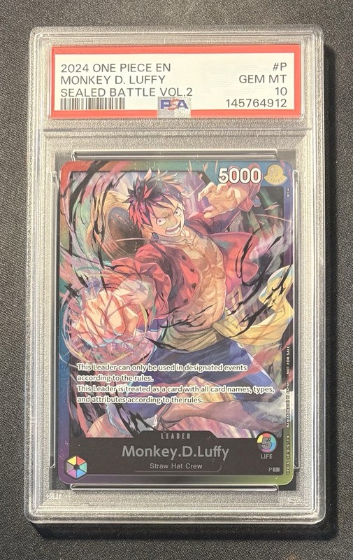 One Piece Monkey D. Luffy 2024 Sealed Battle Vol. 2 Promo PSA 10