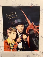 Bill Mumy Jonathan Harris Signed Autographed Photo Lost In Space 8x10