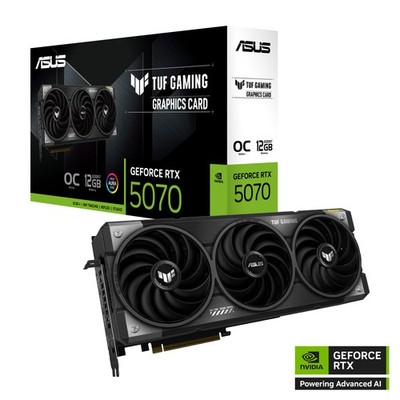 ASUS TUF Gaming GeForce RTX 5070 OC 12GB TUF-RTX5070-O12G-GAMING DDR7 Grafikk...