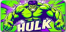 Gamma-Powered Hulk License Plate