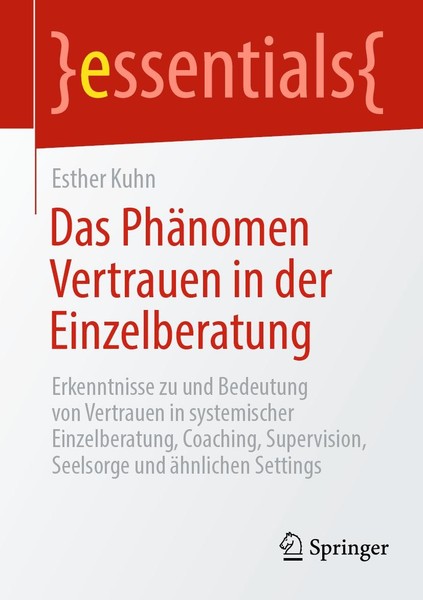 Das PhäNomen Vertrauen In Der Einzelberatung Esther Kuhn-image