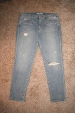 Joes Jeans Boyfriend Slim Ankle Women's Size 29 Medium Wash Blue