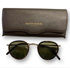 OLIVER PEOPLES OV1104S MP-2 SUN Sunglasses Brown x Gold Metal With Case Unused