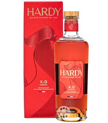 Hardy Cognac X.O. / 40 % vol / 0,7 Liter-Flasche in Geschenkbox