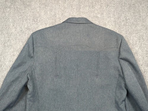 VTG Circle S USA MADE 42R Western Yoke 2 Sport Coat Blazer Jacket Arrow - Picture 11 of 12