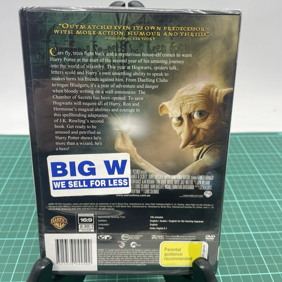 DVD Harry Potter and the Chamber of Secrets R4 Brand New & Sealed - Image 3 of 4