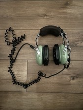 USA David Clark Aviation Headset H10-76 Plane Helicopter head set Microphone DC 