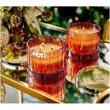 Slatkin Co Elton John Gilded Pomander Scented Candle 14oz Set of 2