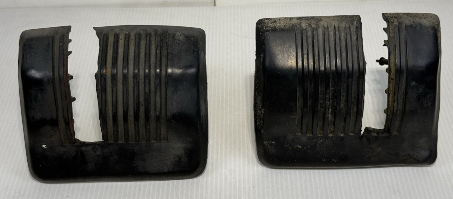 1986-93 Mazda B2000 B2200 B2600I 2/4WD Pickup OEM Rear Bumper Inserts RUBBER