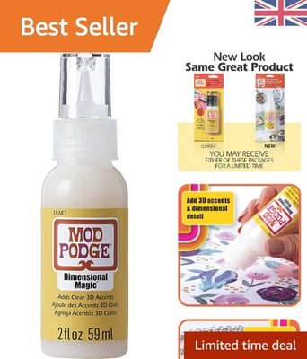 59ml Magic Clear Finish - Wasserfester Bastelkleber für atemberaubende Ergebnisse
