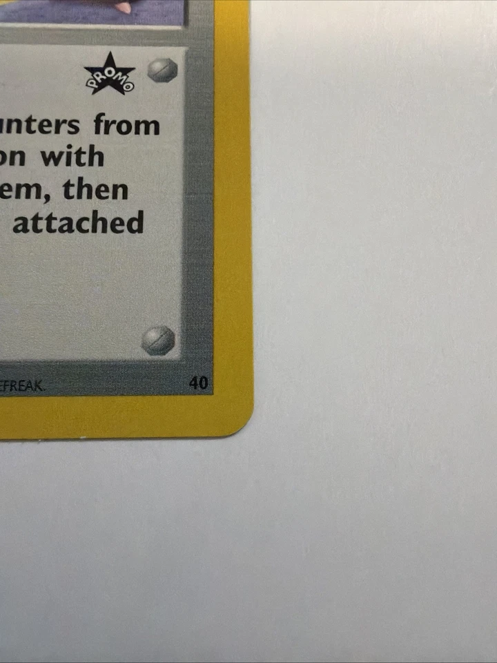 Pokémon Center Promo 40 – WOTC Black Star Promo Vintage Rare - Image 4 of 4