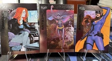 2025 Skybox Metal Universe Batman Batgirl Oracle Lot x3 Hero Base #10 #22 #74
