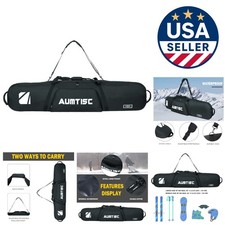 Water-Resistant Snowboard Travel Bag with Adjustable Strap - 155cm  165cm