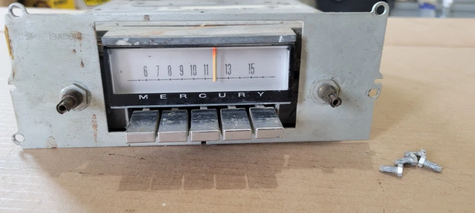 Radio de tablero Mercury Park Lane 1965-66 6 TMM C6MF-17265 FOMOCO Foto 4 de 4