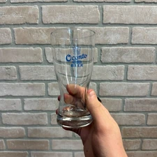 Vintage 1960s Oconto Beer Sham Pilsner Bar Glass Wisconsin 5-3/4"