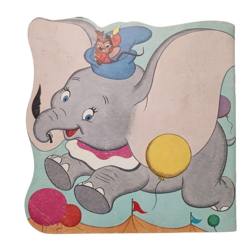 Walt Disney's Dumbo, The Flying Elephant A Golden Super Shape Book 1972 USA - Picture 2 of 7